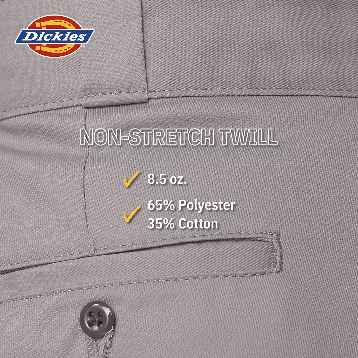Dickies Men's Loose Fit Double Knee Work Pants