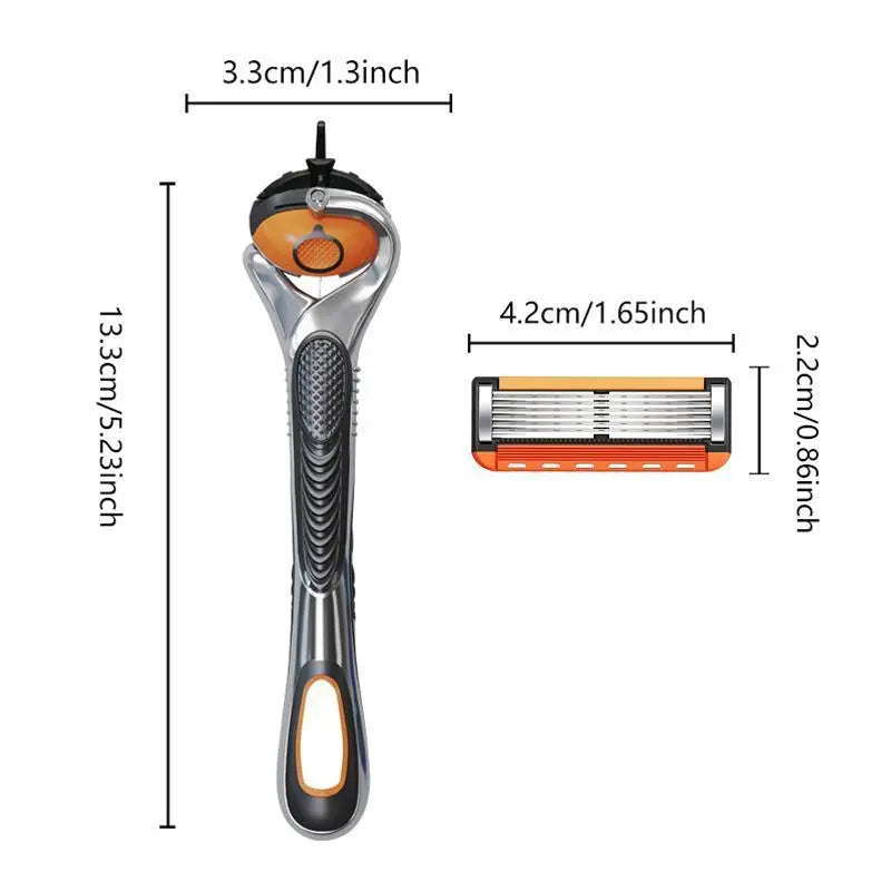 Men's Razor Blade Replacement Kit with 1 Handle
