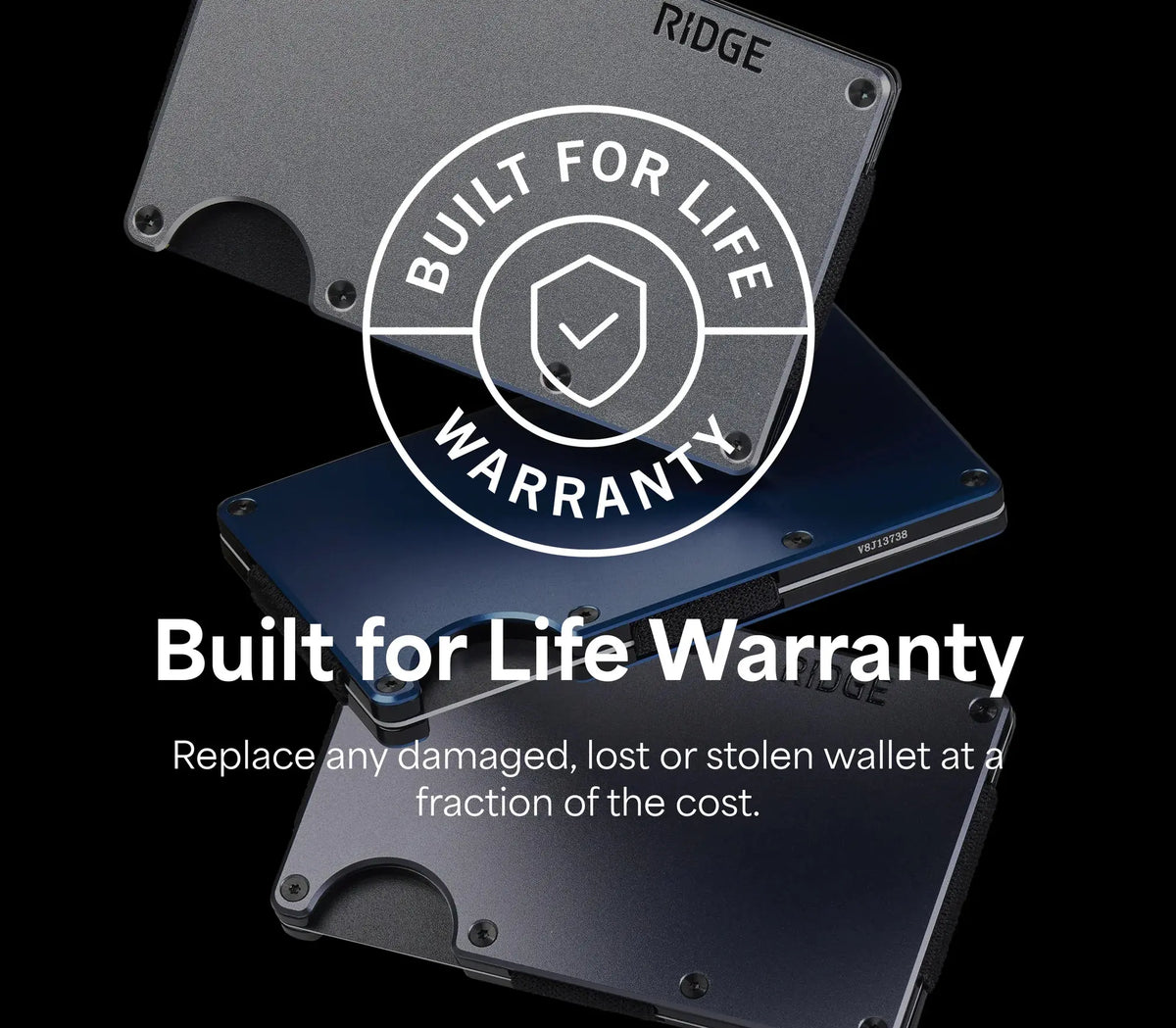Ridge Wallet 2.0 Slim RFID Blocking Metal Wallet