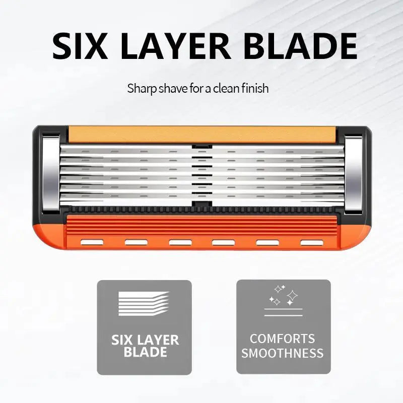 Men's Razor Blade Replacement Kit with 1 Handle