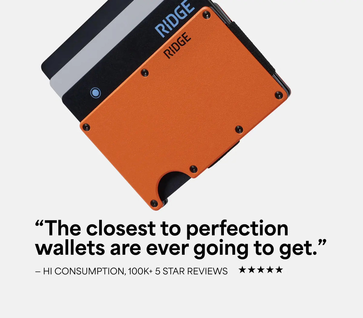 Ridge Wallet 2.0 Slim RFID Blocking Metal Wallet