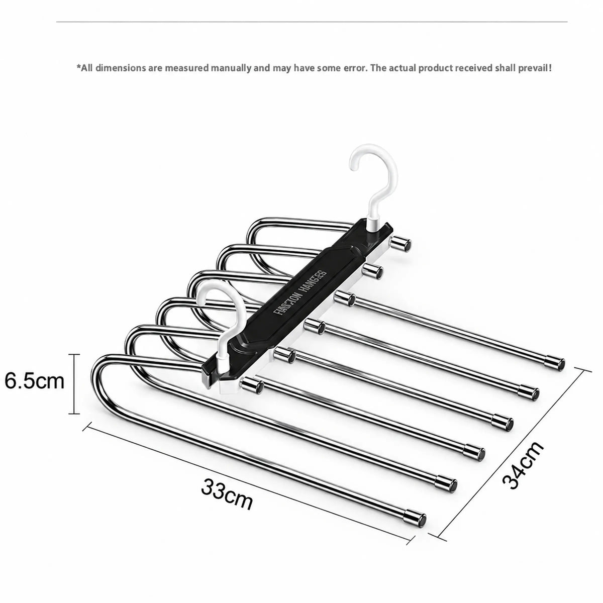 6-Layer Pants Hanger Space Saving Organizer