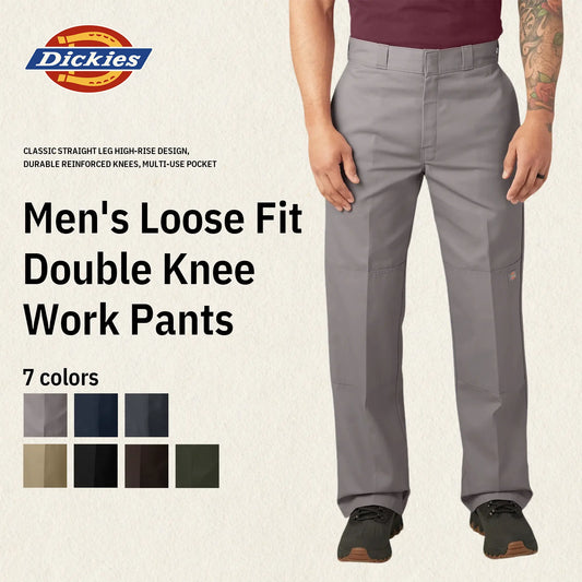 Dickies Men's Loose Fit Double Knee Work Pants